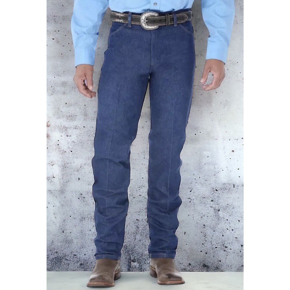 Wrangler Blue Jeans 13MWZ Original Fit Premium Stonewash Mens
